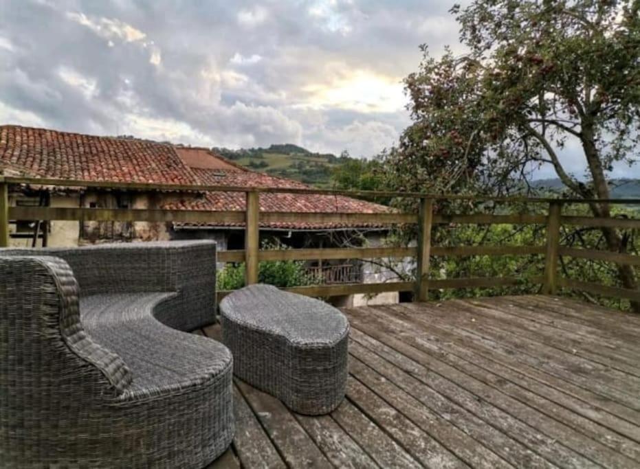 La Casina Roja - Santolaya De Cabranes Villa Arboleya Luaran gambar