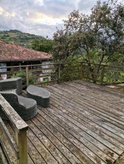 La Casina Roja - Santolaya De Cabranes Villa Arboleya Luaran gambar